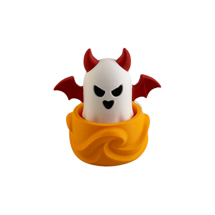 Lucifer's Devilish Ghost Clicker Keychain