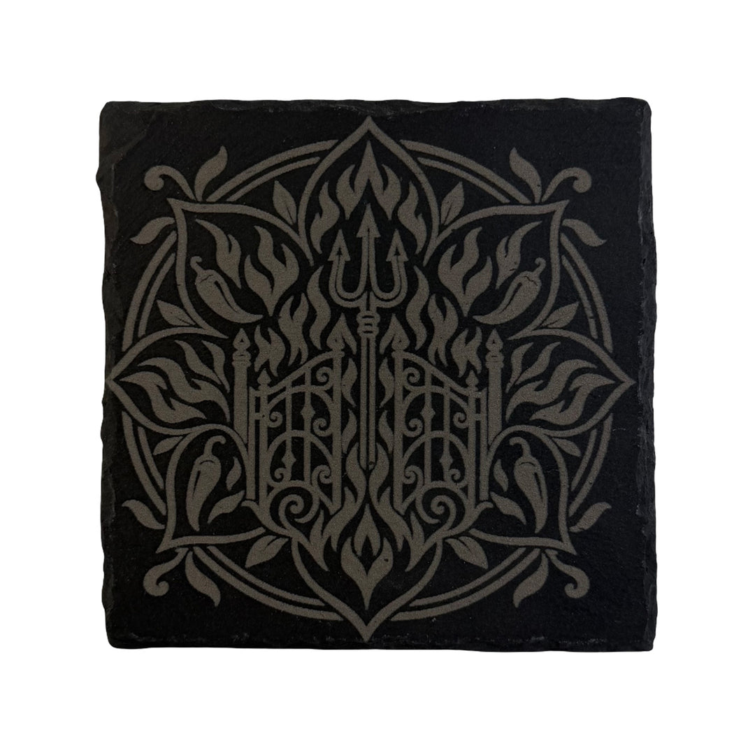 Lucifer's Slate Single Coaster