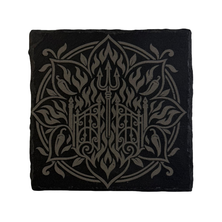 Lucifer's Slate Single Coaster