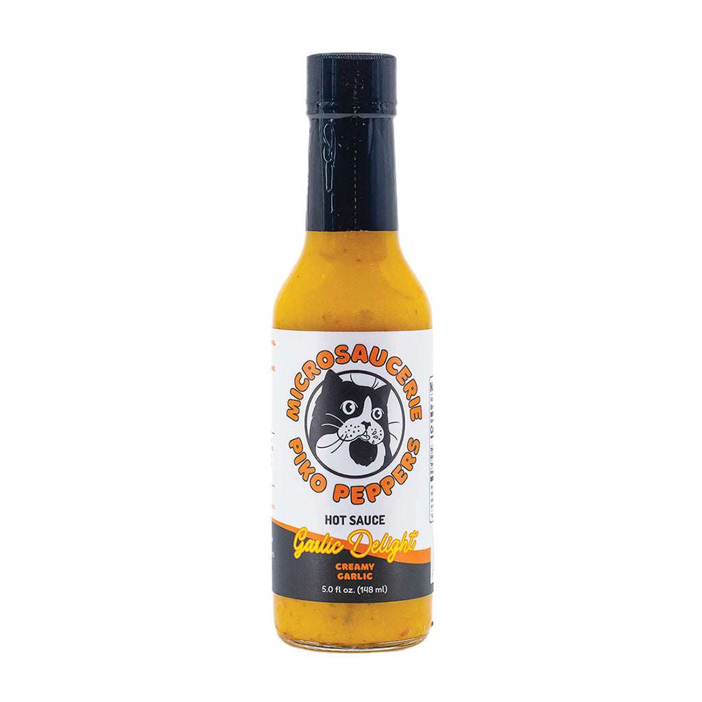 Microsaucerie Piko Peppers Garlic Delight Hot Sauce - Lucifer's House of Heat