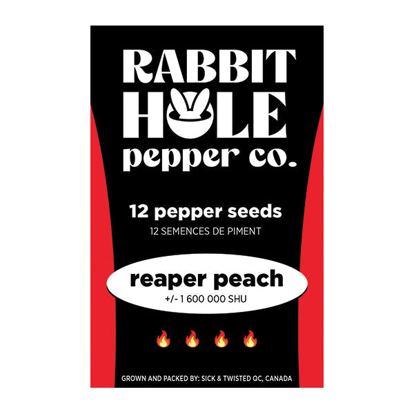 Reaper Peach Hot Pepper Seeds - Lucifer's House of Heat