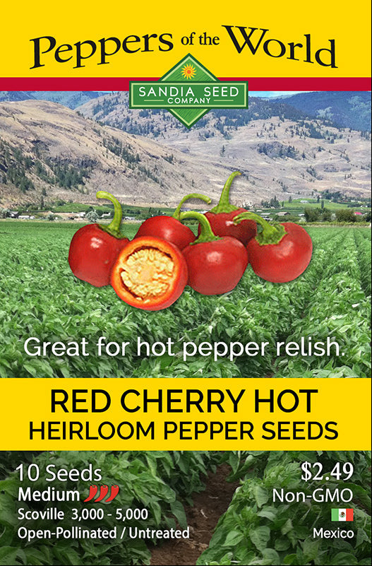 Red Cherry Hot Pepper Seeds - Lucifer's House of Heat