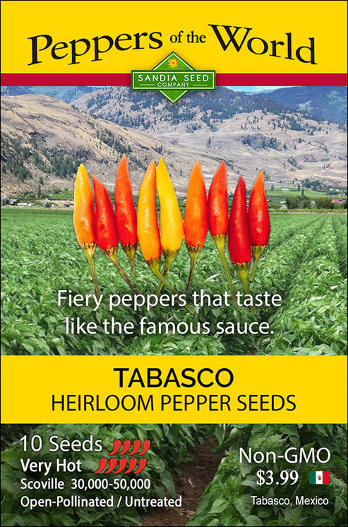Tabasco Heirloom Pepper Seeds - Lucifer's House of Heat