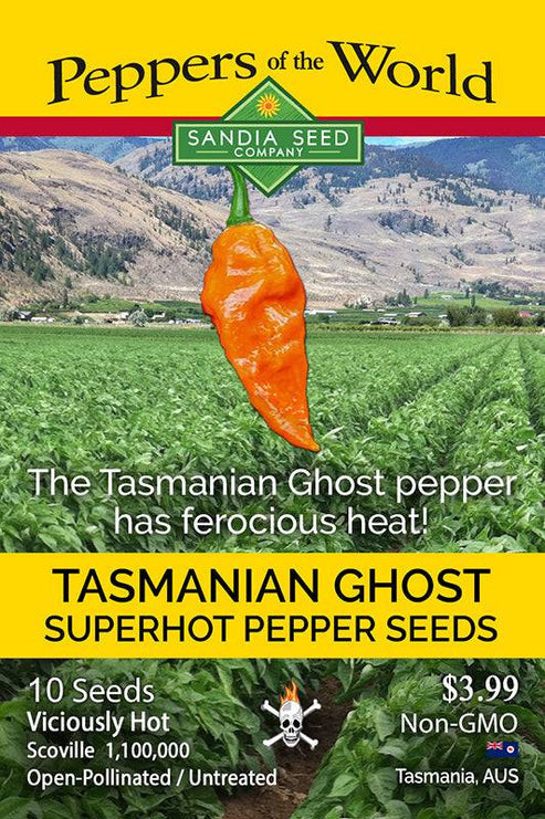Tasmanian Ghost Superhot Pepper Seeds - Lucifer's House of Heat