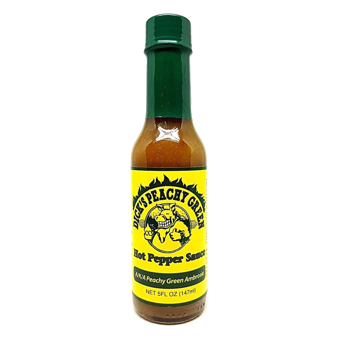 Dick's Peachy Green Hot Pepper Sauce
