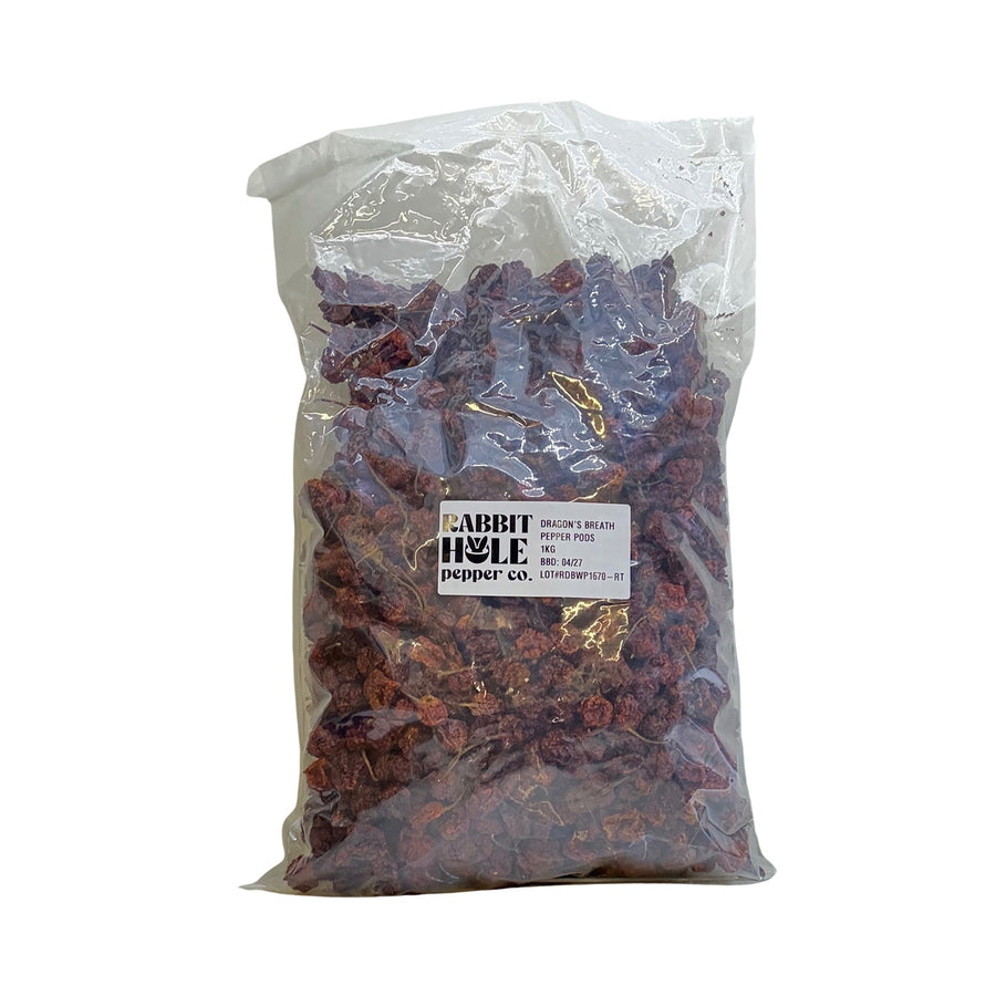 Bulk Dragon’s Breath Dried Pepper Pods - Lucifer's House of Heat