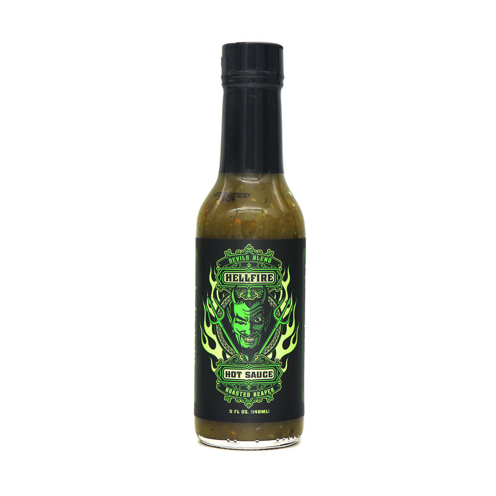 Hellfire Devil's Blend Roasted Reaper Hot Sauce (Green) - Lucifer's House of Heat