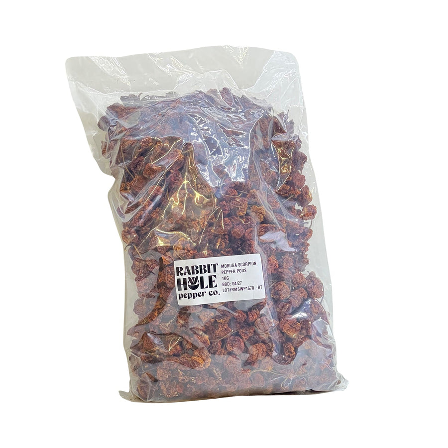 Bulk Trinidad Moruga Scorpion Dried Pepper Pods - Lucifer's House of Heat