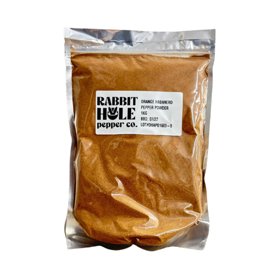 Bulk Orange Habanero Pepper Powder - Lucifer's House of Heat