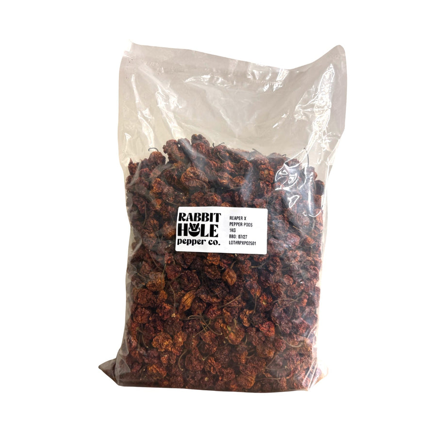 Bulk Reaper X Dried Pepper Pods - Lucifer's House of Heat