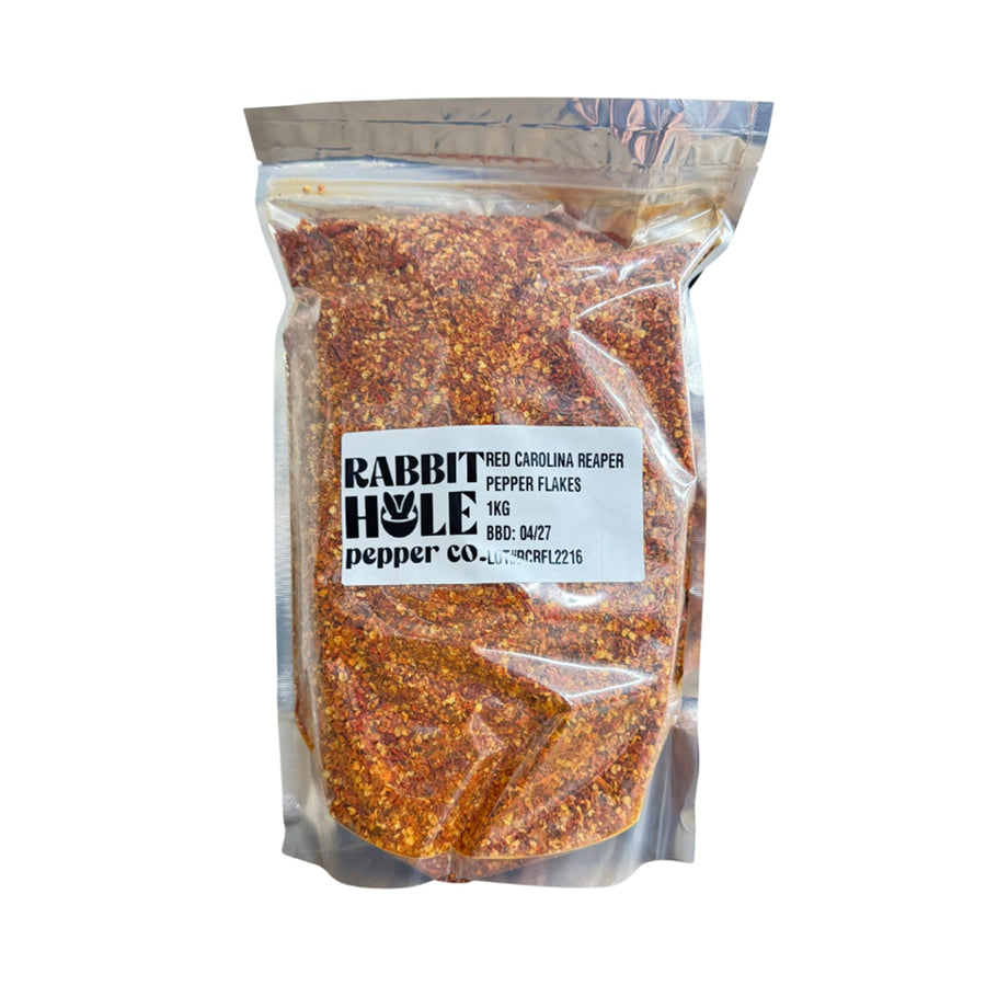 Bulk Red Carolina Reaper Pepper Flakes - Lucifer's House of Heat