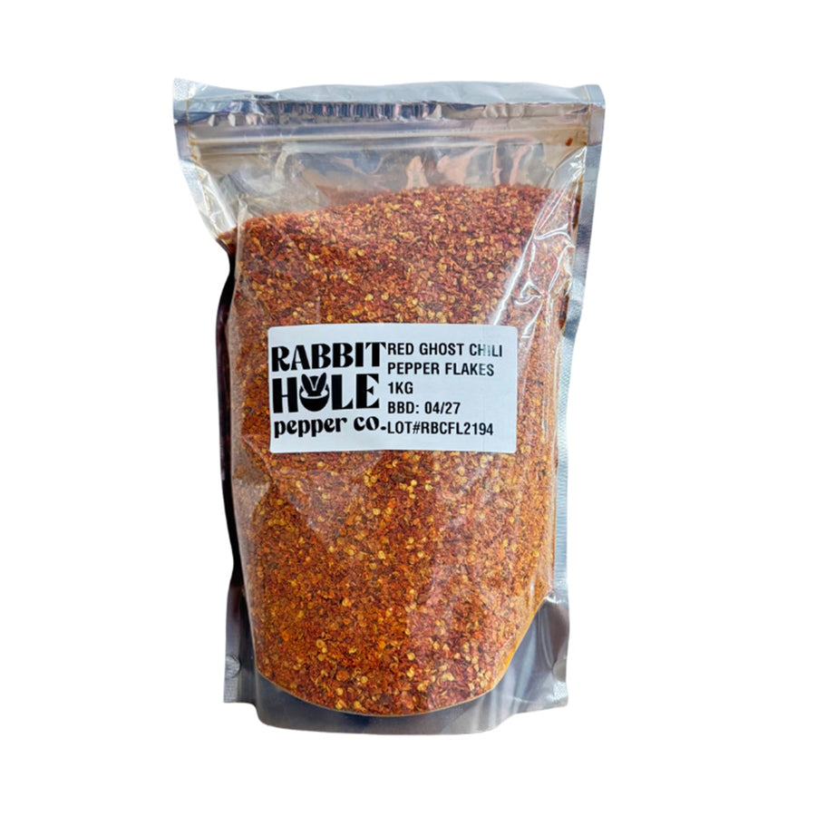 Bulk Red Ghost Pepper Flakes - Lucifer's House of Heat