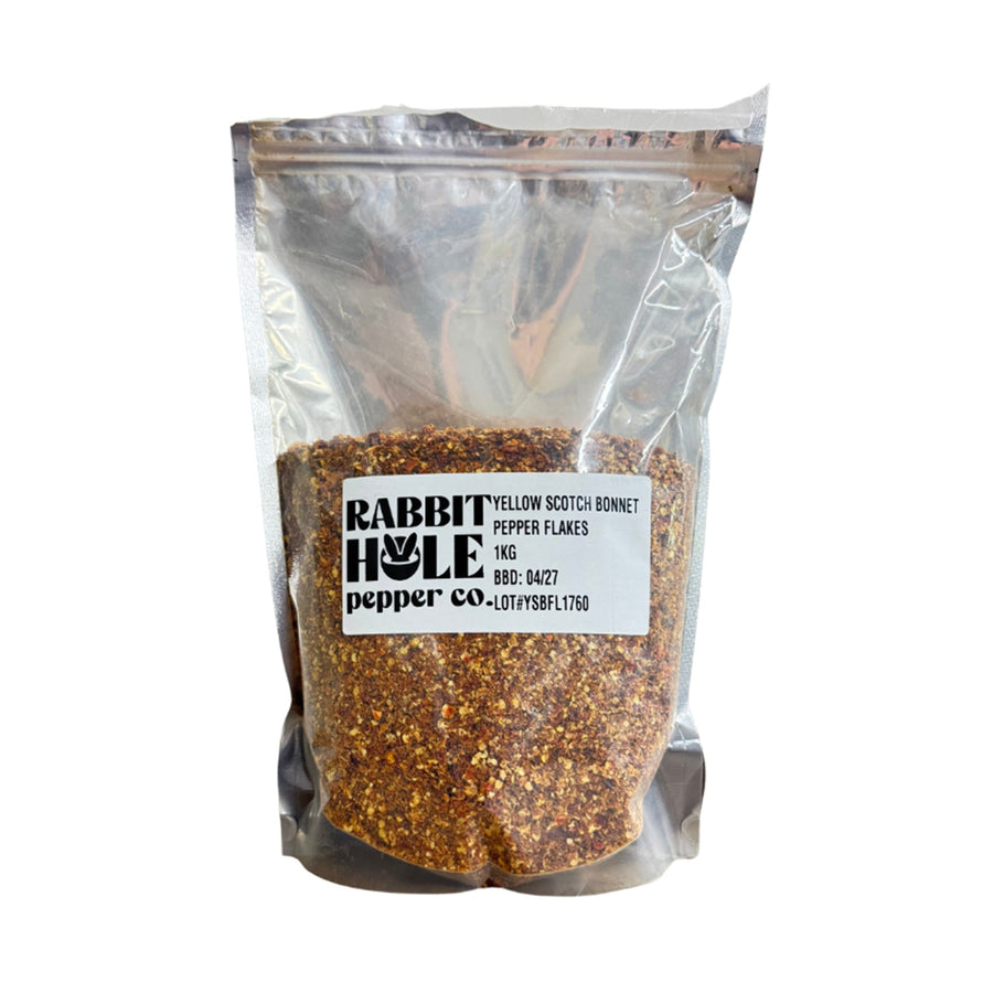 Bulk Scotch Bonnet Pepper Flakes - Lucifer's House of Heat