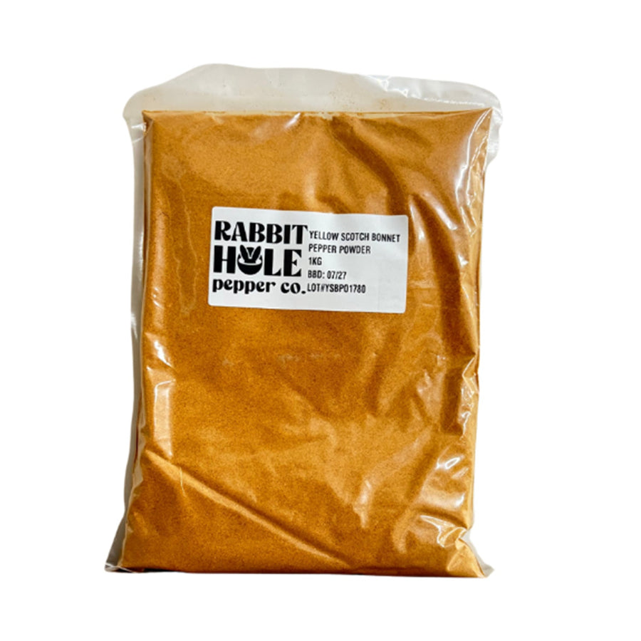 Bulk Yellow Scotch Bonnet Pepper Powder - Lucifer's House of Heat