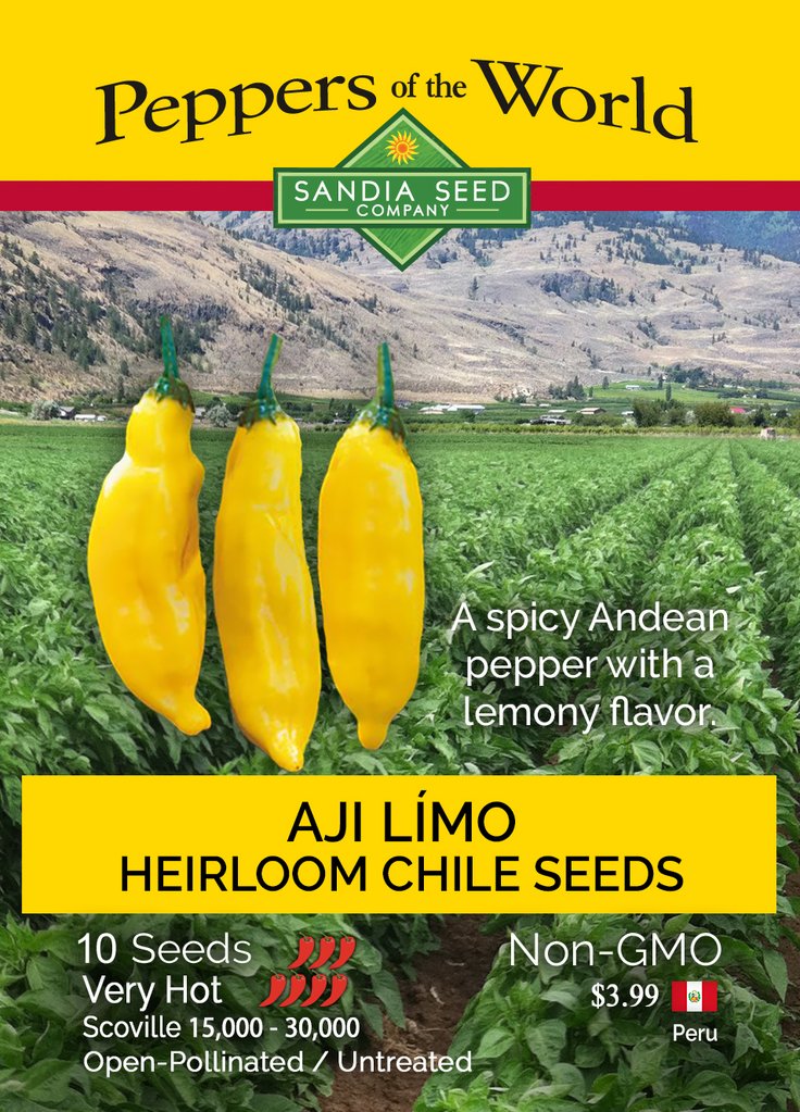 Aji Limo / Lemon Drop Pepper Seeds - Lucifer's House of Heat