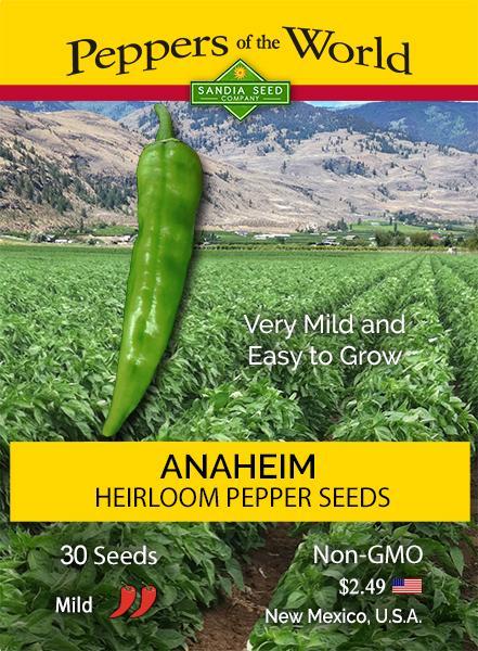 Anaheim Pepper Seeds - Lucifer's House of Heat