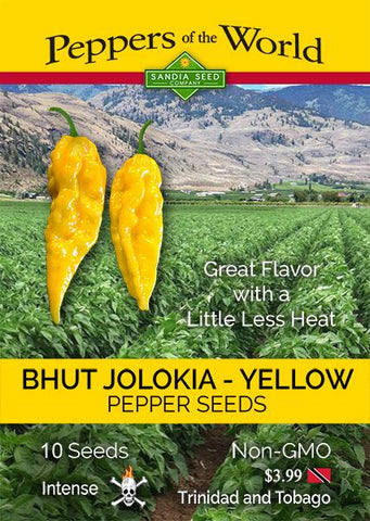 Bhut Jolokia Yellow Seeds - Lucifer's House of Heat