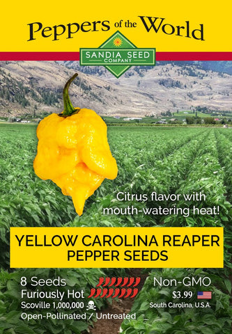 Carolina Reaper Yellow Seeds - Lucifer's House of Heat