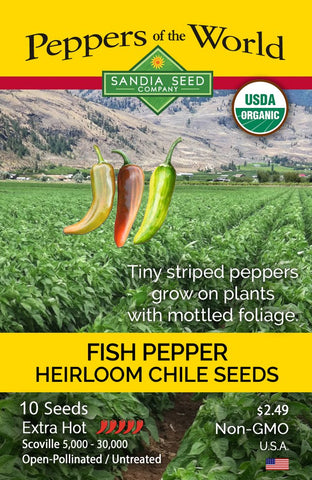 Fish Pepper Seeds ORG - Lucifer's House of Heat