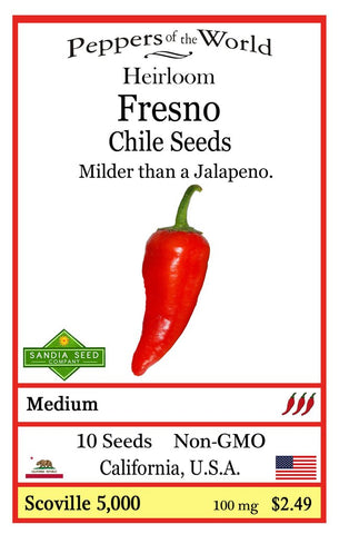 Fresno Pepper Seeds - Lucifer's House of Heat