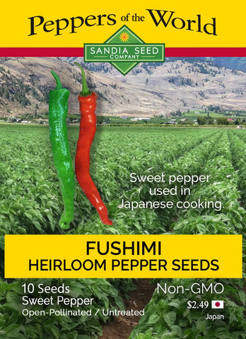 Fushimi Sweet Pepper Seeds - Lucifer's House of Heat