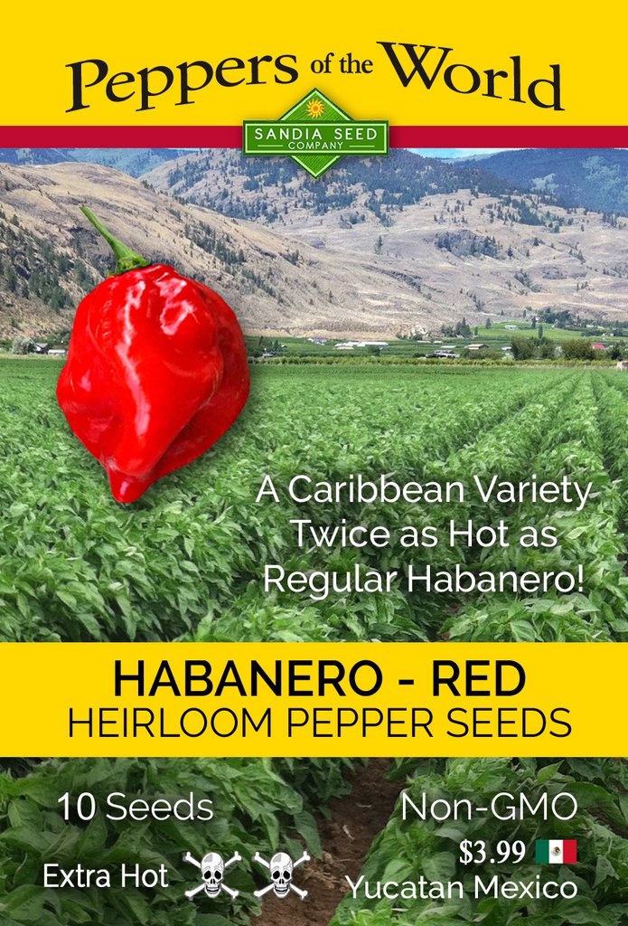 Habanero Caribbean Red Seeds - Lucifer's House of Heat