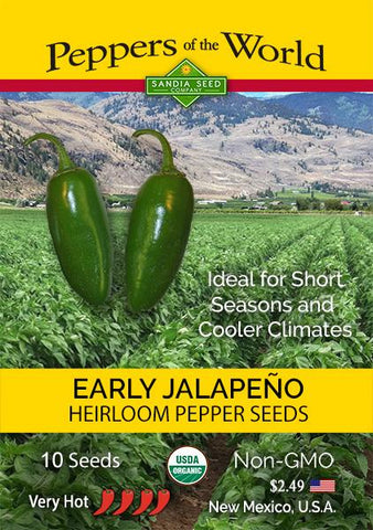 Jalapeño Early Seeds ORG - Lucifer's House of Heat