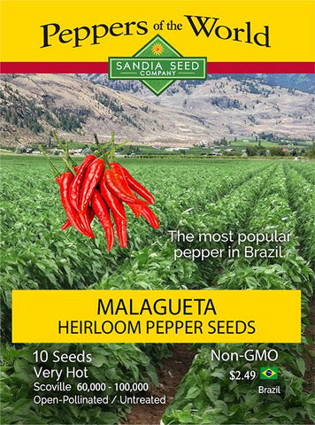 Malagueta Heirloom Pepper Seeds - Lucifer's House of Heat