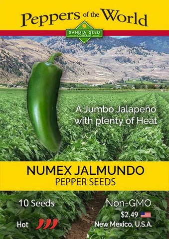 NuMex Jalmundo Jalapeño Pepper Seeds - Lucifer's House of Heat