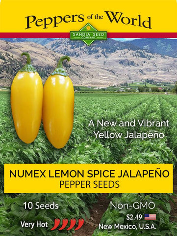 Lemon Spice Jalapeno Pepper Seeds - Lucifer's House of Heat
