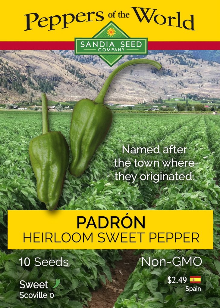 Padron - Sweet Spanish Heirloom Pepper Seeds - Lucifer's House of Heat