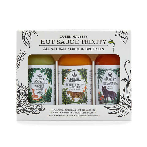 Queen Majesty Hot Sauce Trinity Gift Pack (2oz) - Lucifer's House of Heat