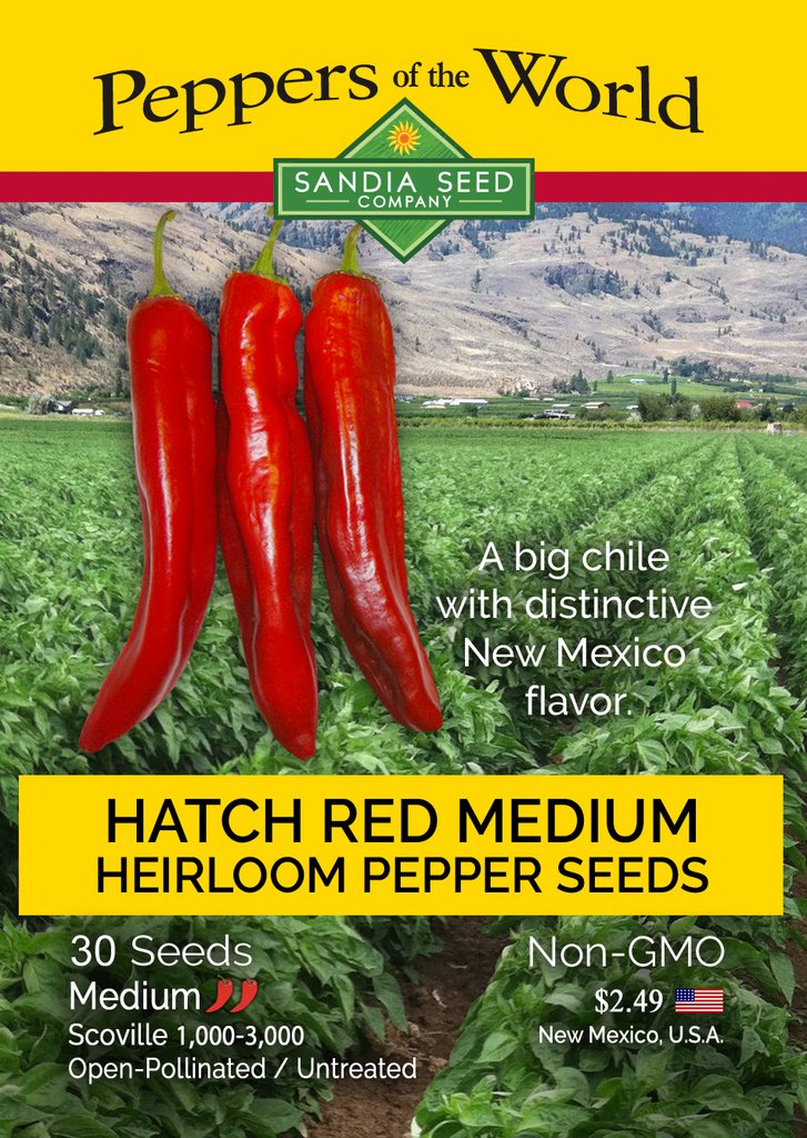 Hatch Red Medium - Joe E. Parker Chile Seeds - Lucifer's House of Heat