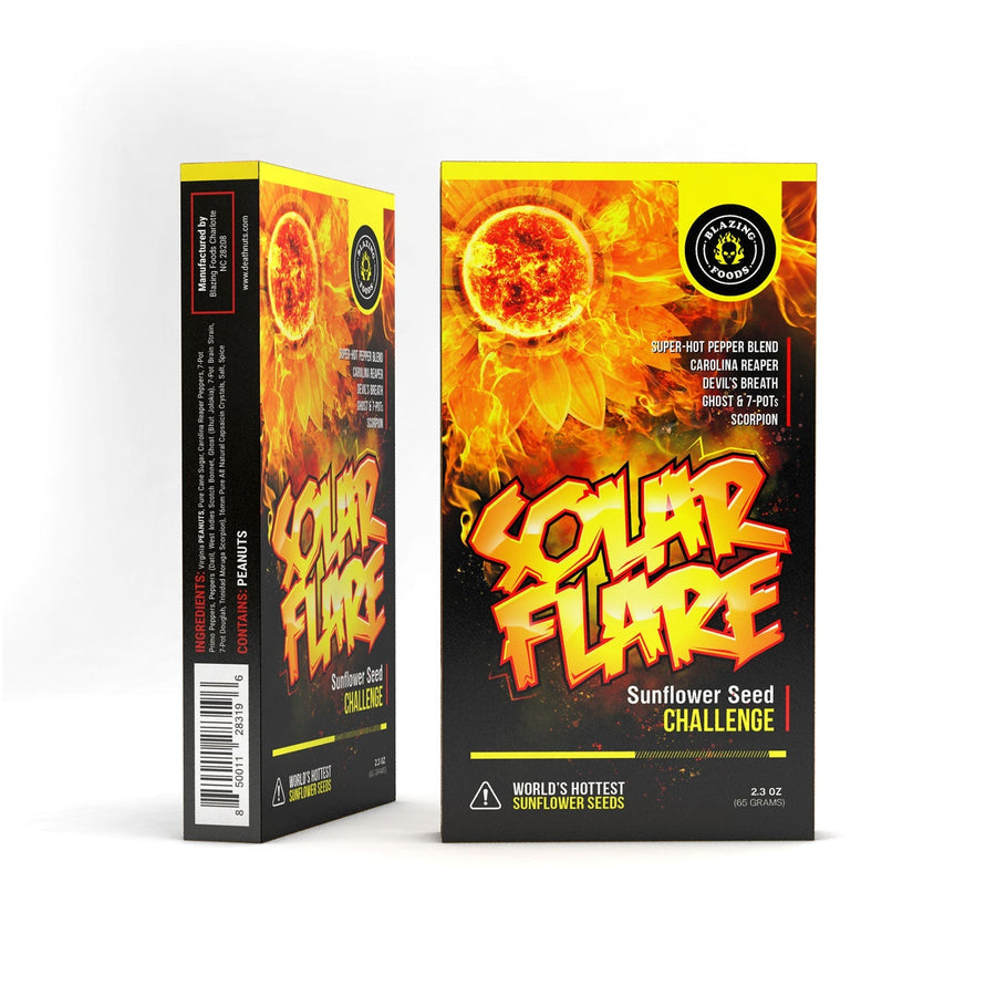 The Solar Flare Sunflower Seed Challenge - Lucifer's House of Heat