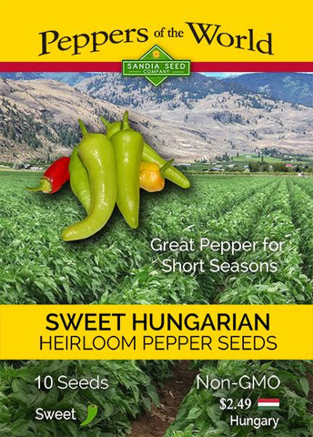 Sweet Hungarian Pepper Seeds - Lucifer's House of Heat