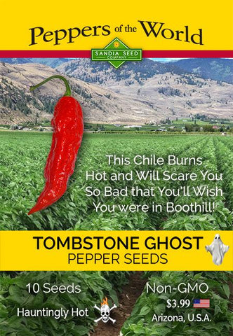 Tombstone Ghost Pepper Seeds - Lucifer's House of Heat
