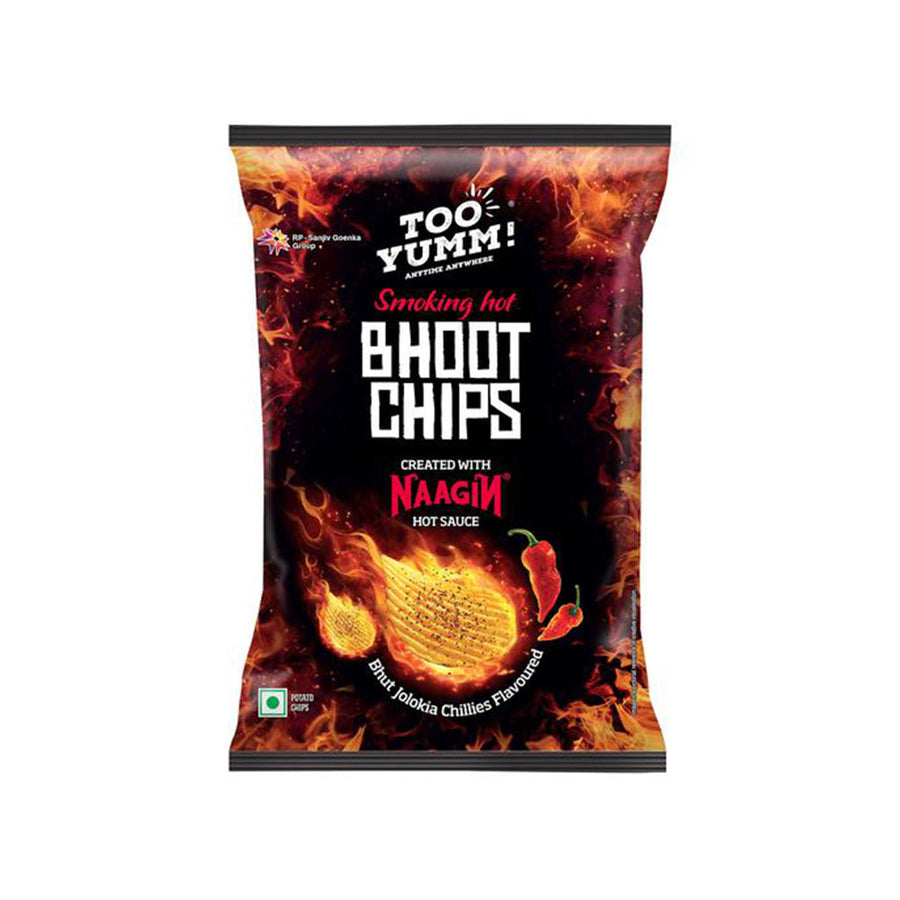 Too Yumm! Smoking Hot Bhoot Chips (45g) - Lucifer's House of Heat