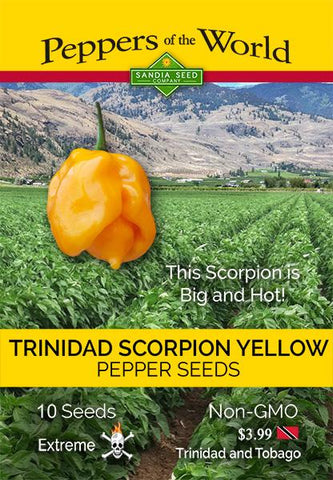 Trinidad Scorpion Yellow Pepper Seeds - Lucifer's House of Heat