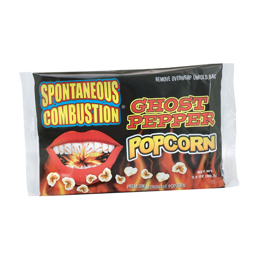 Spontaneous Combustion Ghost Pepper Microwave Popcorn - Lucifer's House of Heat