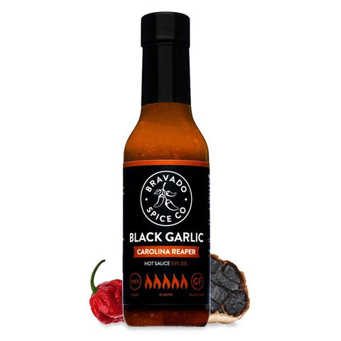 Bravado Black Garlic Carolina Reaper Hot Sauce - Lucifer's House of Heat