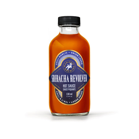 Sriracha Revolver Chili Garlic + Orion Lager - Lucifer's House of Heat