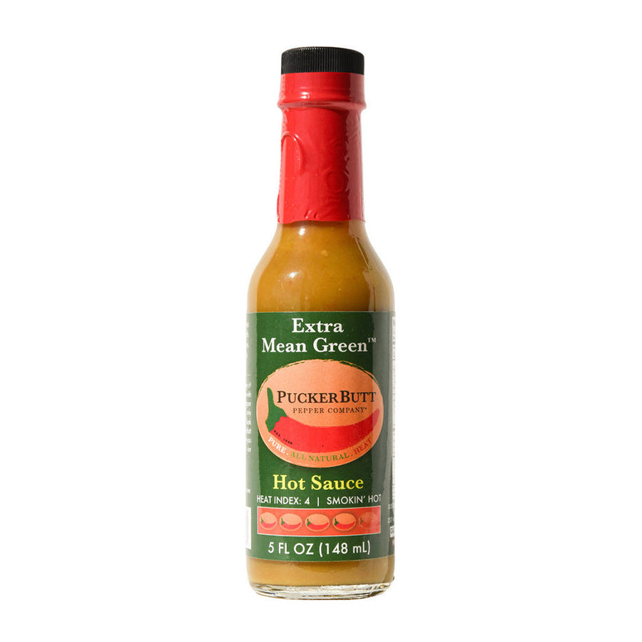 Puckerbutt Pepper Company Extra Mean Green Hot Sauce - Lucifer's House of Heat