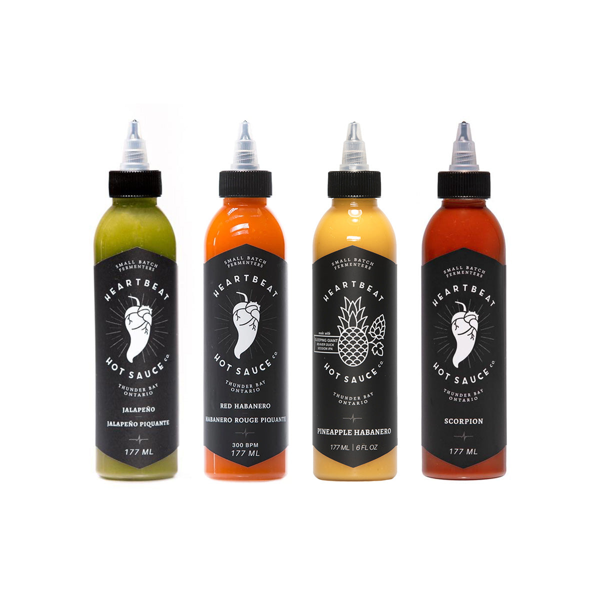 Heartbeat Hot Sauce Classics Gift Pack Lucifer's House of Heat