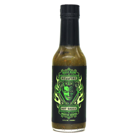 Hellfire Devil's Blend Roasted Reaper Hot Sauce (Green) - Lucifer's House of Heat