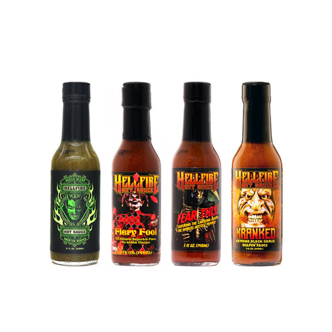Hellfire Hot Ones Hot Sauce Gift Pack - Lucifer's House of Heat