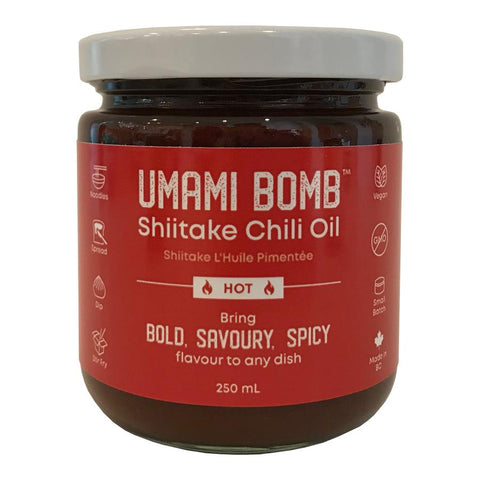 Umami Bomb Shiitake Chili Oil - Hot - Lucifer's House of Heat