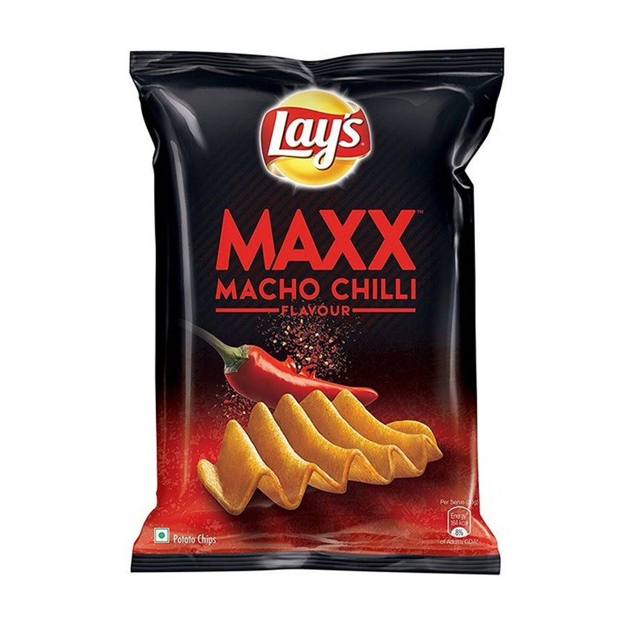 Lay's Maxx Macho Chilli Flavour (56g) - Lucifer's House of Heat