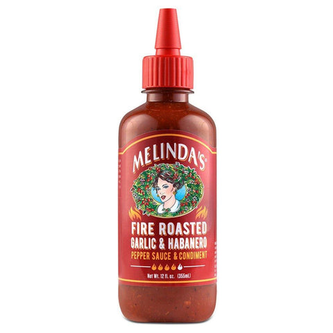 Melinda’s Fire Roasted Garlic & Habanero Pepper Sauce & Condiment - Lucifer's House of Heat