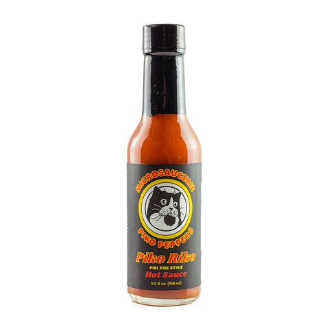 Microsaucerie Piko Peppers Piko Riko Piri Piri Style Hot Sauce - Lucifer's House of Heat